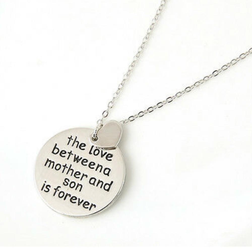 Mother & Son Pendant Necklace